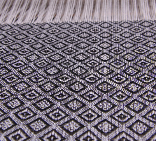 Cloth Handwoven on an Ashford 16 Shaft Table Loom