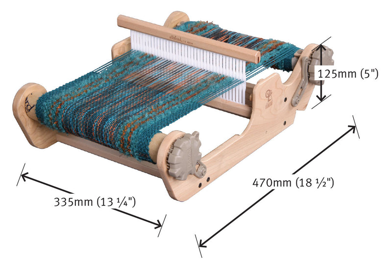 Load image into Gallery viewer, Ashford SampleIt Loom - dimensions
