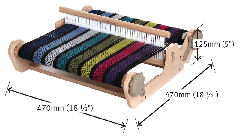 Load image into Gallery viewer, Ashford SampleIt Loom - dimensions
